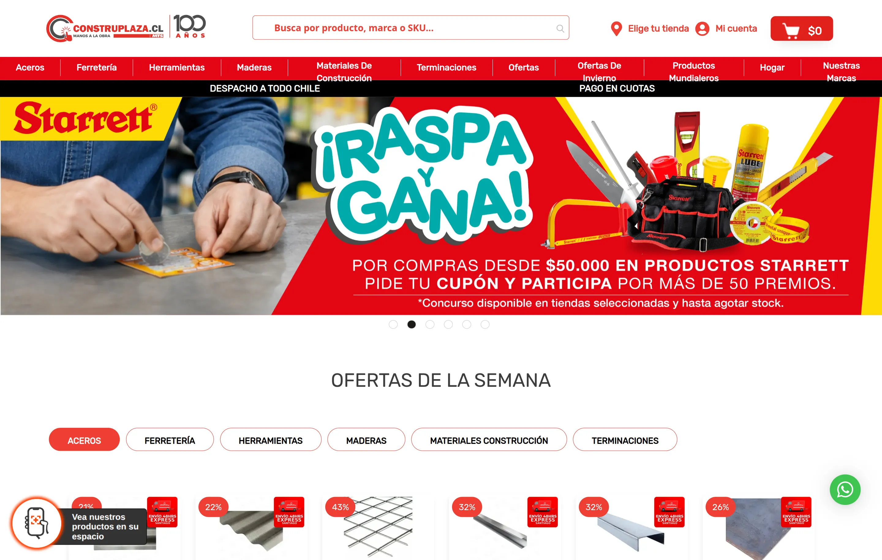 captura del proyecto Construplaza