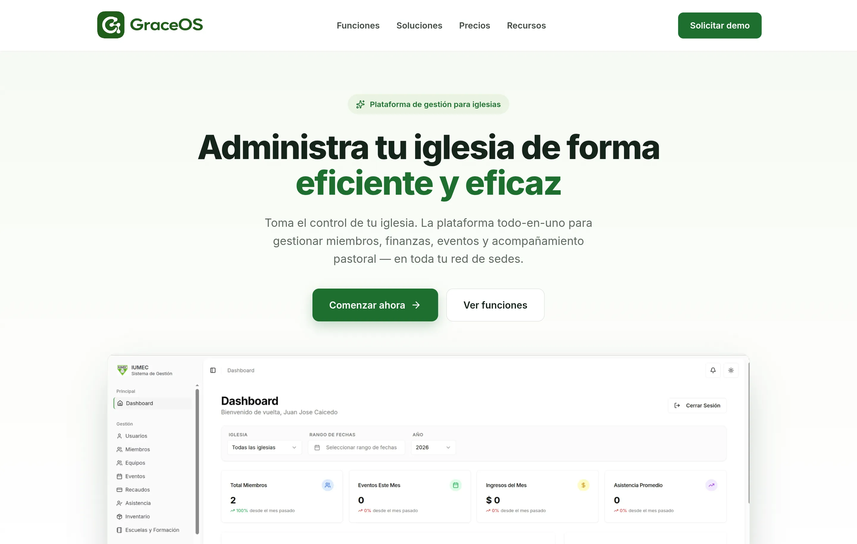 captura del proyecto graceOS